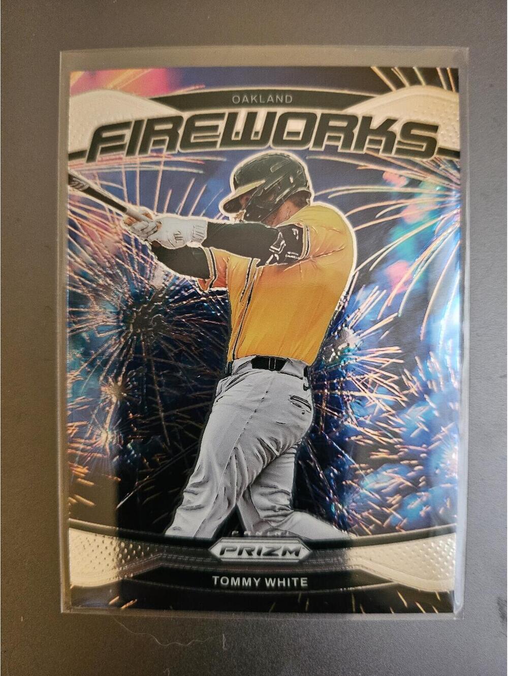 Tommy White #6 2025 Panini Prizm Fireworks insert - A's